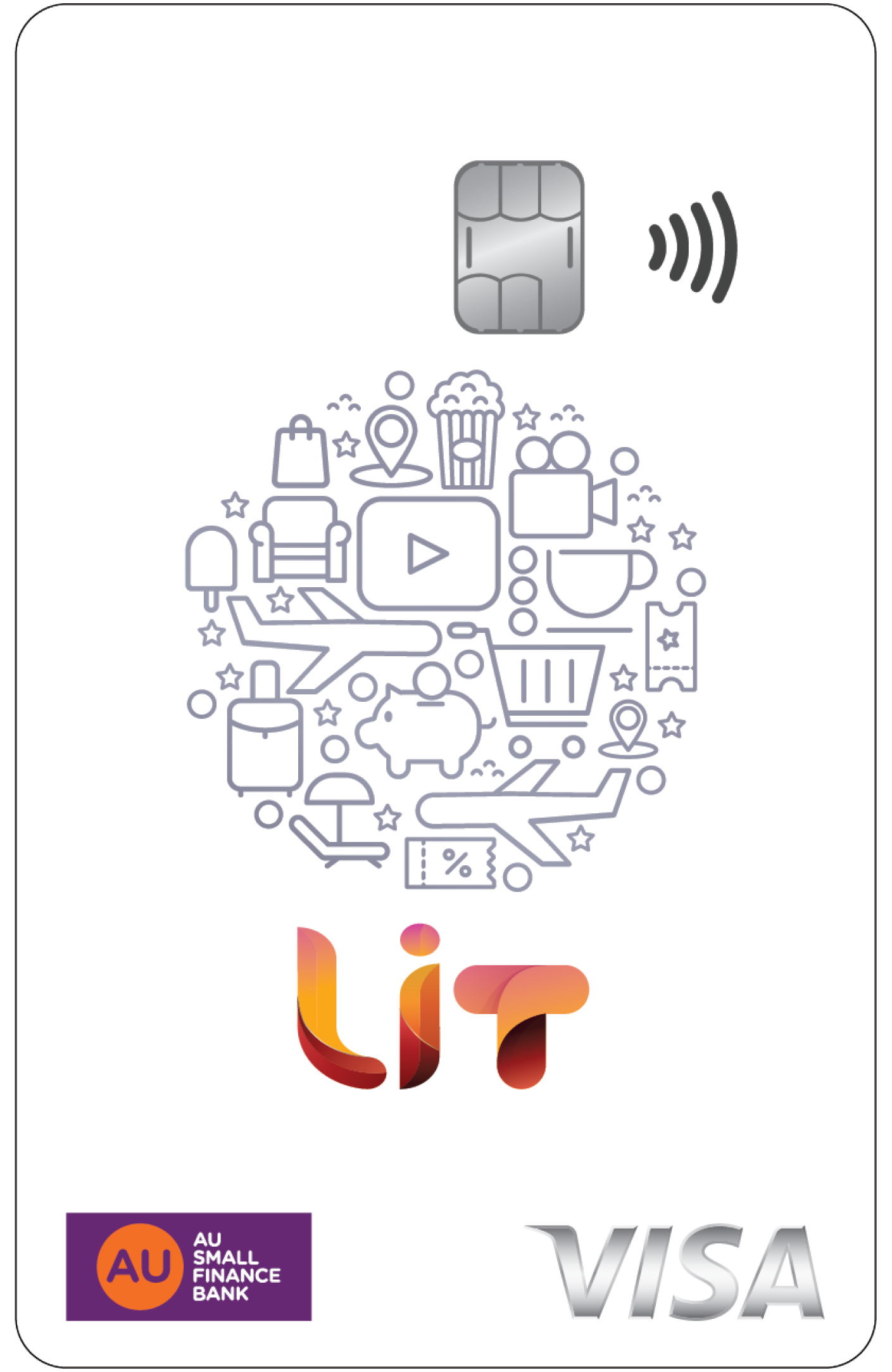 The AU LIT Visa credit card